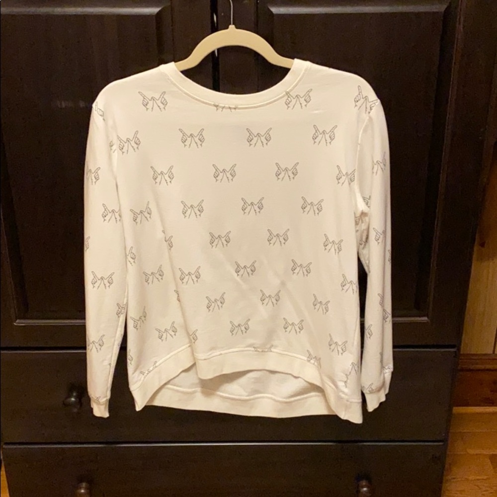 White Oversized Sweatshirt